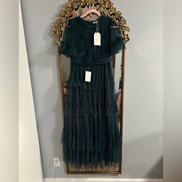 Whimsical Dress in Emerald in Medium - Picture 3 of 3